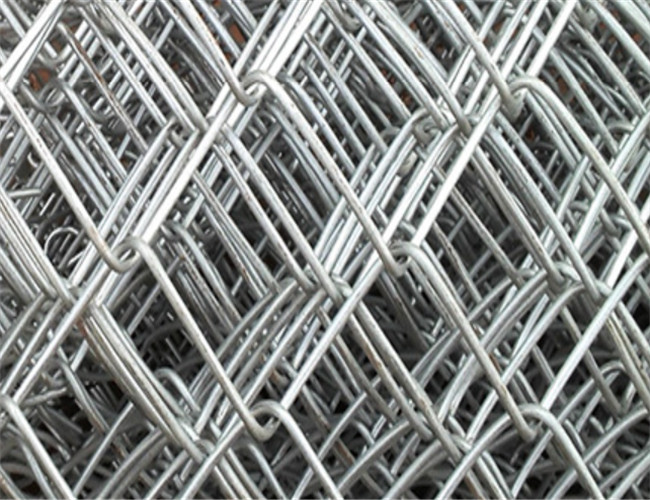 Chain Link Wire Mesh Pagar 2M Tinggi 15M Panjang Untuk Komersial Dan