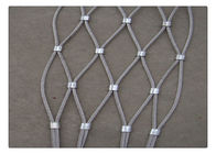 Stainless Steel Ferrule Wire Rope Mesh Netting Untuk Kandang Hewan