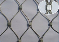 Arsitektur Metal Wire Rope Mesh, Netting Kabel Stainless Steel Berkerut