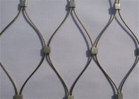 X Cenderung Fleksibel Stainless Steel Wire Rope Mesh Anyaman Kabel Webnet Kekuatan Tinggi