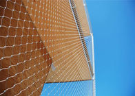 Tali Stainless Steel Wire Mesh Keselamatan untuk Fasad Bangunan Konstruksi Arsitektur
