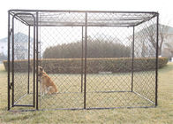 Galvanized Chain Link 6x8x6.5 Metal Dog Kennel Dengan Pc Frame Box Kit