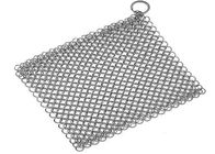 8''X6 '' Chain Mail Pot Scrubber Cleaners Bahan SS316