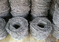 Ketegangan Tinggi 1.7MM Galvanized Barbed Wire Untuk Hambatan