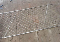 Membangun Layar Fasad 3.2mm 25x25 Stainless Steel Wire Rope Mesh