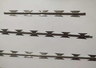 Hdg Coil Diameter 500mm Razor Wire Concertina Untuk Chain Link Diamond Mesh Fence