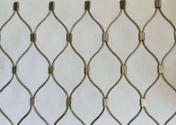 7 X 19 3-5mm Stainless Steel Rope Mesh Playground Protection 50 * 50mm