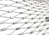 Membangun Fasad 70x120mm Ss Rope Mesh Woven Guardrail Protection Net Network