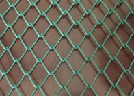 1.8m 1.5m Galvanized Atau PVC Coated Chain Link Wire Mesh Fence Untuk Lapangan Olahraga