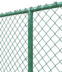 Kekuatan tinggi PVC Coated 9 Gauge Chain Link Fence Untuk Taman Bermain
