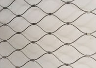 Ringan Stainless Steel Wire Rope Mesh Net Weatherproof Instalasi Mudah