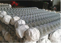 9 Gauge Chain Link Pagar Fabric Baja Galvanis Untuk Dinding Batas Taman