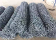 Galvanis Steel Wire Chain Link Fabric Pagar Mesh Untuk Kebun 5FTx50FT