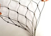 Arsitektur tahan lama Stainless Steel Wire Rope Mesh Kekuatan Tinggi Sampel Gratis