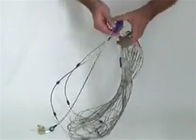 Keamanan 2mm Stainless Steel Wire Rope Mesh Bags Hand Woven Disesuaikan