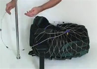 Keamanan 2mm Stainless Steel Wire Rope Mesh Bags Hand Woven Disesuaikan