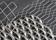 4 X 8 Hot Dipped Galvanized Expanded Sheet Metal Gothic Mesh 3.0 Mm Tebal