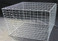 Hot mencelupkan Galvanized Welded Wire Gabions Retaining Wall / Batu Wall Metal Cage