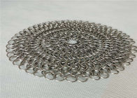 8x8 Inch Stainless Steel Cast Iron Pan Cleaner Chainmail Scrubber
