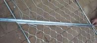 Ferrule 1.6mm Diameter Kawat Stainless Steel Zoo Mesh Permukaan Dipoles