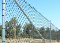Galvanis Pvc Dilapisi 1,8 M Chain Link Fence Fabric Wire Mesh Diamond Hole Cyclone