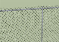 Ekstensi 48mm Post Chain Link Mesh Fence 9 Gauge Ringan