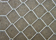 9 Gauge X 2&quot; Chain Link Fence Fabric Bahan Galvanis Untuk Lapangan Tenis