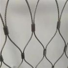 304/316 2.0mm Dia Stainless Steel Wire Rope Mesh Tenunan Tangan